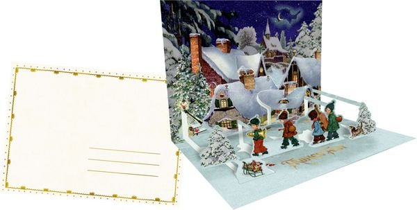 Produktbild: Pop-up-Gru&szlig;karte &ndash; Nostalgische Weihnachtszeit