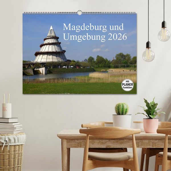 Produktbild: Magdeburg und Umgebung 2026 (Wandkalender 2026 DIN A2 quer), CALVENDO Monatskalender