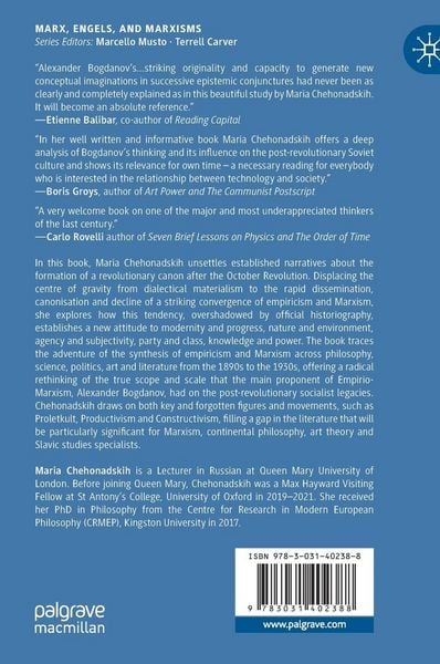 Produktbild: Alexander Bogdanov and the Politics of Knowledge after the October Revolution
