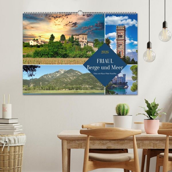 Produktbild: Friaul, Berge und Meer (Wandkalender 2026 DIN A2 quer), CALVENDO Monatskalender