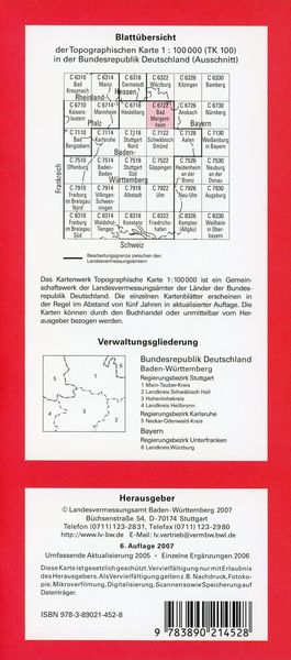 Produktbild: Bad Mergentheim 1 : 100 000