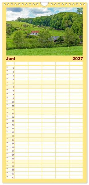 Produktbild: Familienplaner 2027 - Bergisch Gladbach mit 5 Spalten (Wandkalender, 21 x 45 cm) CALVENDO