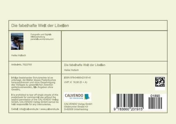 Produktbild: Die fabelhafte Welt der Libellen (Tischaufsteller DIN A5 quer)
