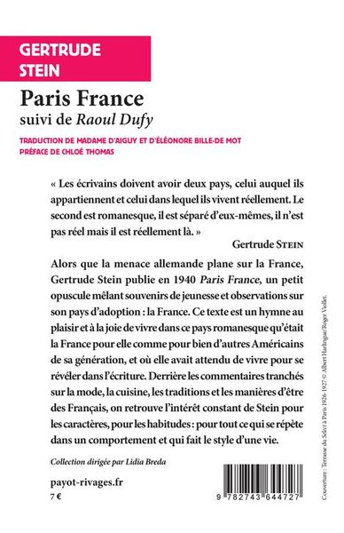 Produktbild: Paris, France. Suivi de Raoul Dufy