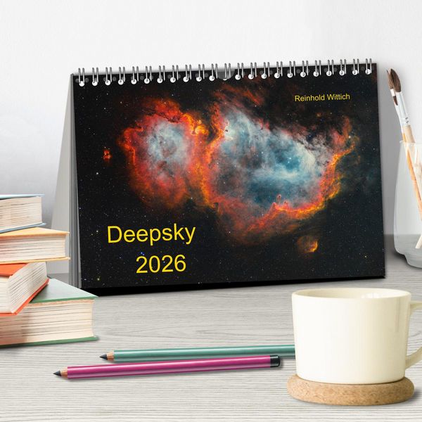 Produktbild: Deepsky 2026 (Tischkalender 2026 DIN A5 quer), CALVENDO Monatskalender