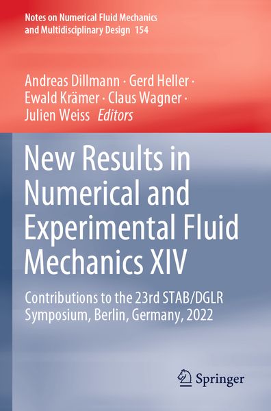 Produktbild: New Results in Numerical and Experimental Fluid Mechanics XIV