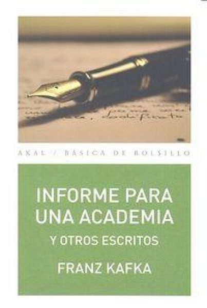 Produktbild: Informe para una academia y otros escritos
