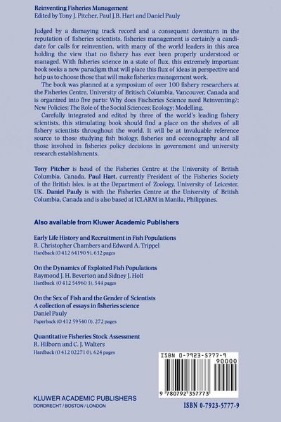 Produktbild: Reinventing Fisheries Management