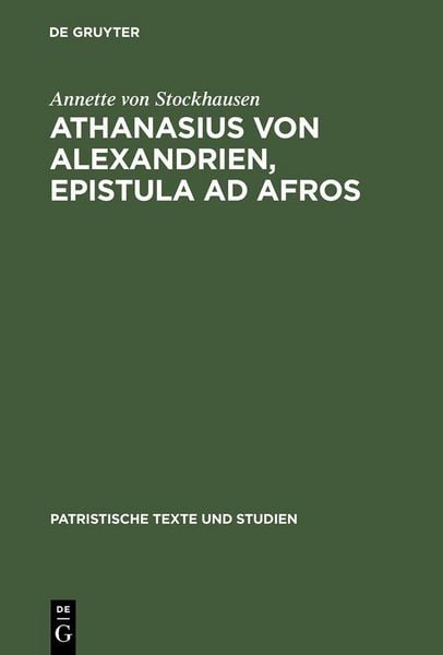 Produktbild: Athanasius von Alexandrien, Epistula ad Afros
