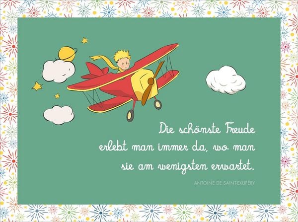 Produktbild: Der Kleine Prinz Klappkarten mit Umschlag