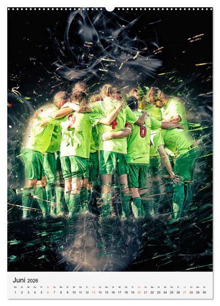 Produktbild: Fussball - einfach cool (hochwertiger Premium Wandkalender 2026 DIN A2 hoch), Kunstdruck in Hochglanz