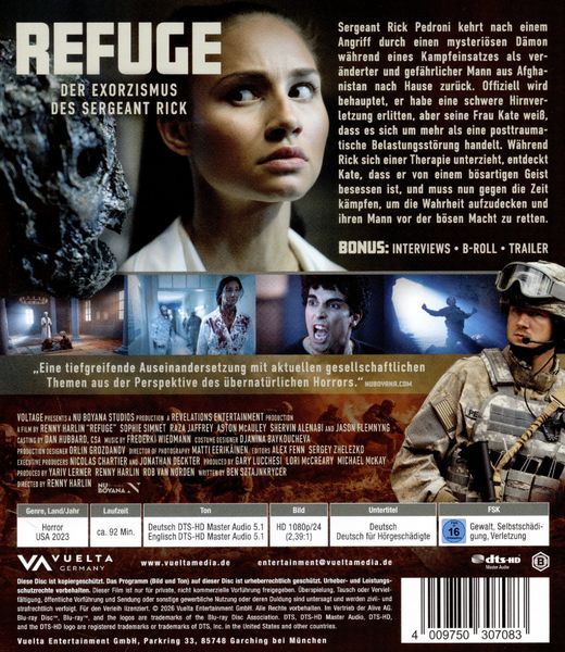 Produktbild: Refuge - Der Exorzismus des Sergeant Rick
