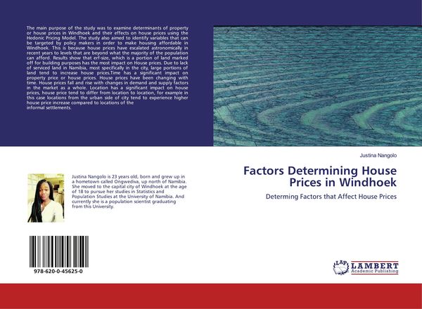 Produktbild: Factors Determining House Prices in Windhoek