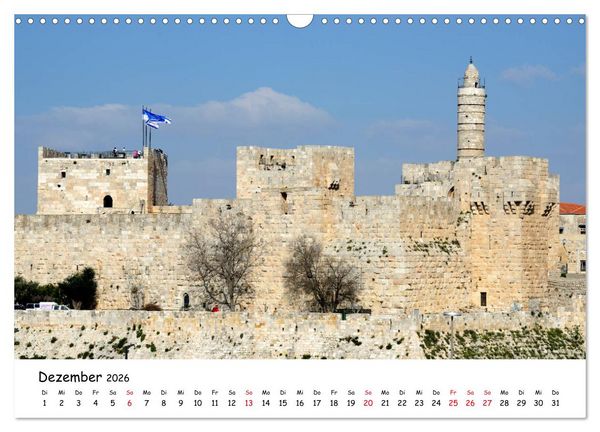 Produktbild: Traumziel Israel (Wandkalender 2026 DIN A3 quer), CALVENDO Monatskalender