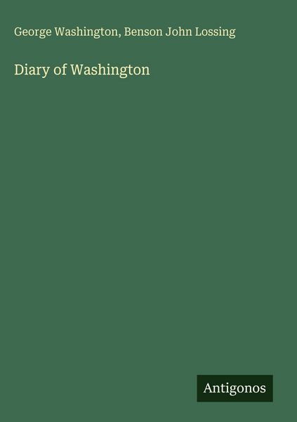 Produktbild: Diary of Washington
