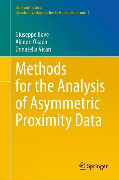 Produktbild: Methods for the Analysis of Asymmetric Proximity Data
