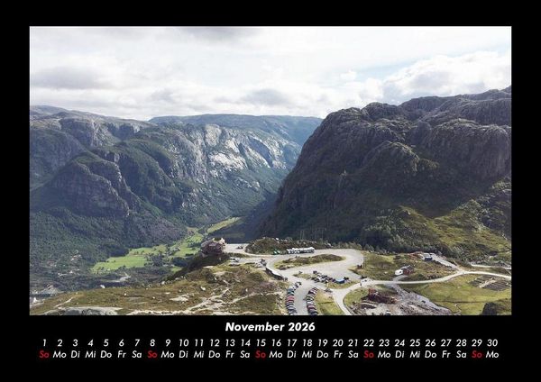 Produktbild: Berglandschaften 2026 Fotokalender DIN A3
