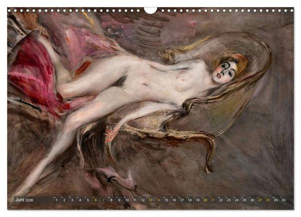 Produktbild: Liegende Sch&ouml;nheiten (Wandkalender 2026 DIN A3 quer), CALVENDO Monatskalender