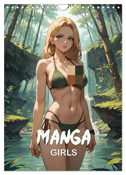 Produktbild: Manga Beauties - 12 Sch&ouml;nheiten im Manga-Stil (Wandkalender 2026 DIN A4 hoch), CALVENDO Monatskalender