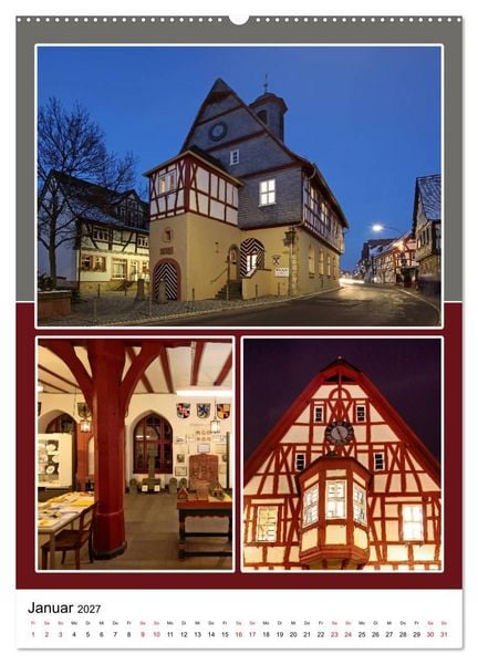 Produktbild: Frankfurt am Main und die sch&ouml;nsten Stadtteilen (Wandkalender 2027 DIN A2 hoch), CALVENDO Monatskalender