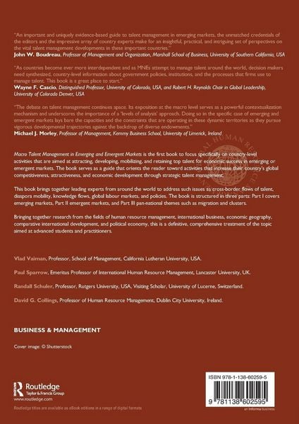 Produktbild: Macro Talent Management in Emerging and Emergent Markets