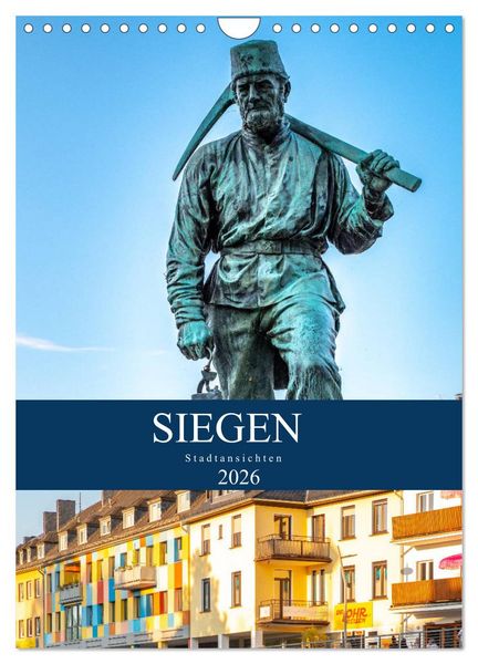 Produktbild: Siegener Stadtansichten (Wandkalender 2026 DIN A4 hoch), CALVENDO Monatskalender