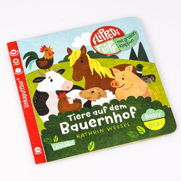 Produktbild: Baby Pixi (unkaputtbar) 141: Flippediflapp: Tiere auf dem Bauernhof