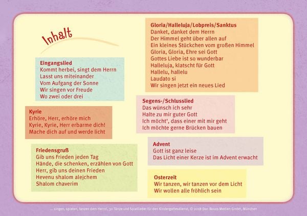 Produktbild: ... singen, spielen, tanzen dem Herrn!