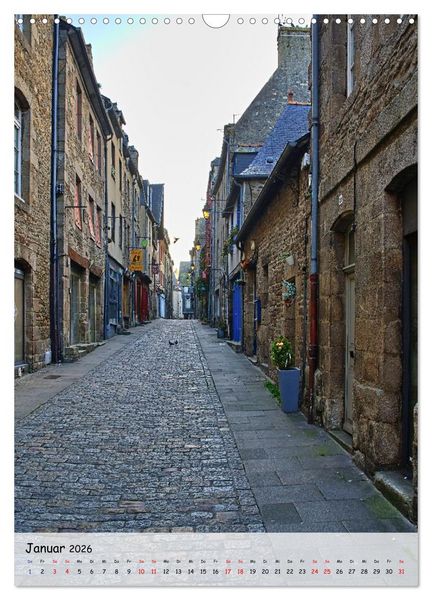 Produktbild: Dinan, die mittelalterliche Perle in der Bretagne (Wandkalender 2026 DIN A3 hoch), CALVENDO Monatskalender
