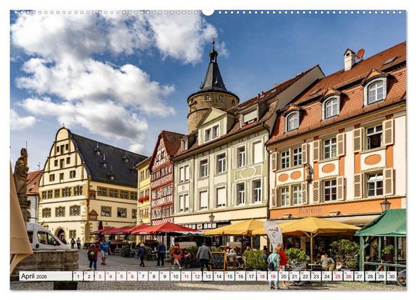 Produktbild: Landkreis Kitzingen (hochwertiger Premium Wandkalender 2026 DIN A2 quer), Kunstdruck in Hochglanz