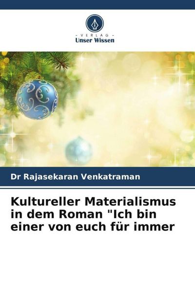 Produktbild: Kultureller Materialismus in dem Roman "Ich bin einer von euch f&uuml;r immer