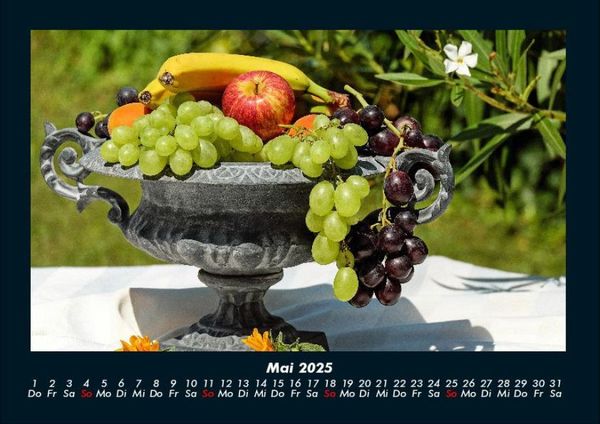 Produktbild: Fr&uuml;chte 2025 Fotokalender DIN A4