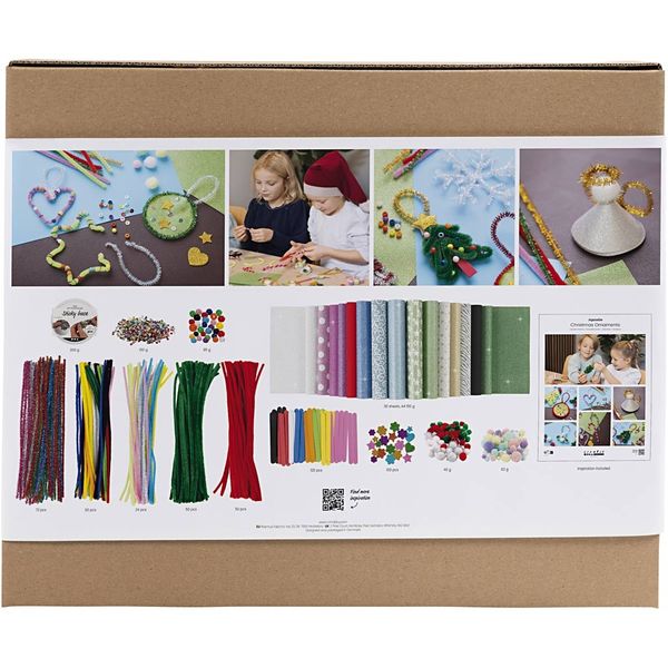 Produktbild: Creativ Company Kreativ Mix Bunte Weihnachten, Weihnachtsfiguren, Sortierte Farben