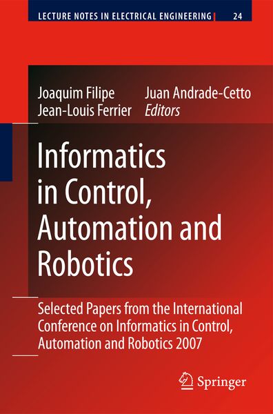 Produktbild: Informatics in Control, Automation and Robotics