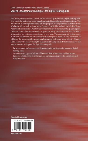 Produktbild: Speech Enhancement Techniques for Digital Hearing Aids