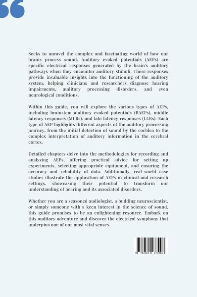 Produktbild: The Electrical Fingerprint of Hearing: A Guide to Auditory Evoked Potentials