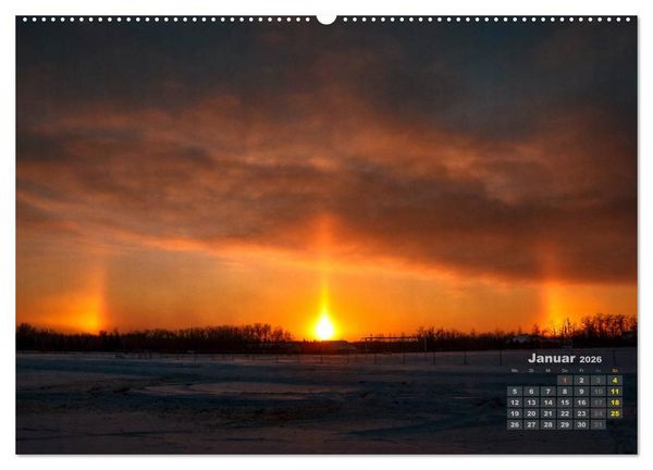 Produktbild: Manitoba 2026 Wenn die Sonne schlafen geht (hochwertiger Premium Wandkalender 2026 DIN A2 quer), Kunstdruck in Hochglanz