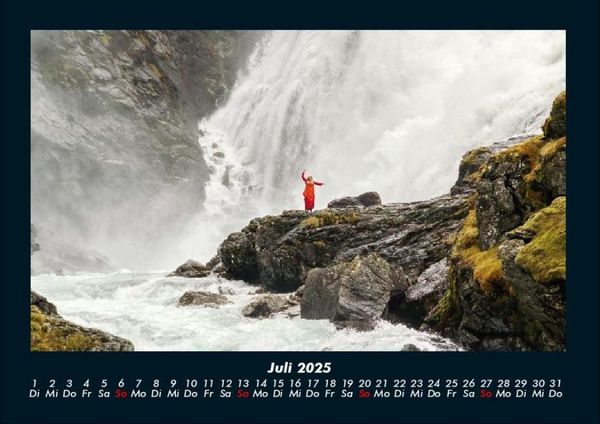 Produktbild: Wasserf&auml;lle 2025 Fotokalender DIN A4