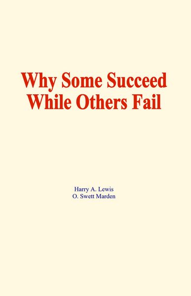 Produktbild: Why some succeed while others fail