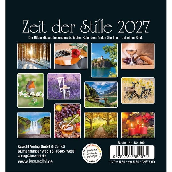 Produktbild: Zeit der Stille 2027
