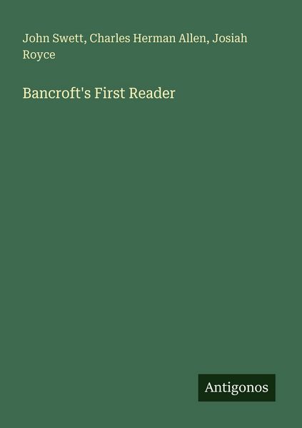 Produktbild: Bancroft's First Reader