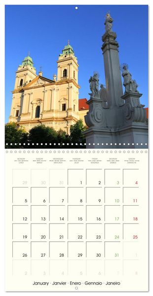 Produktbild: Highlights in the Czech Republic (Wall Calendar 2026 12 &times; 12 Inch) CALVENDO 12 Month Wall Calendar