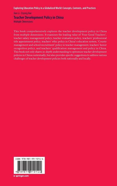 Produktbild: Teacher Development Policy in China