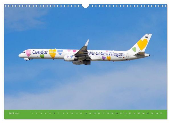 Produktbild: Die sch&ouml;nsten Flugzeug-Bemalungen (Wandkalender 2027 DIN A3 quer), CALVENDO Monatskalender