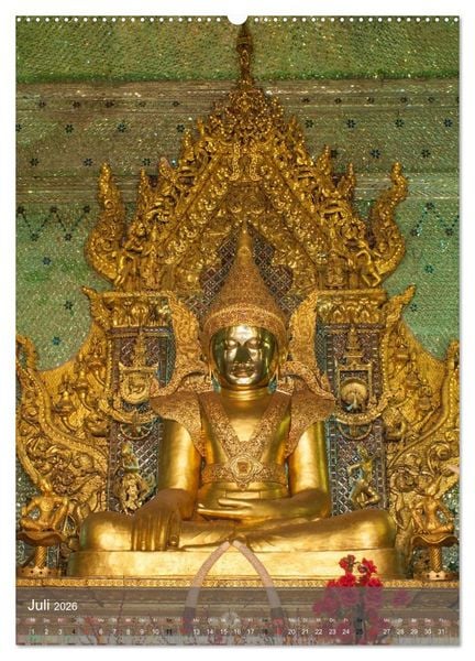 Produktbild: Buddha - Harmonie und Gelassenheit (hochwertiger Premium Wandkalender 2026 DIN A2 hoch), Kunstdruck in Hochglanz