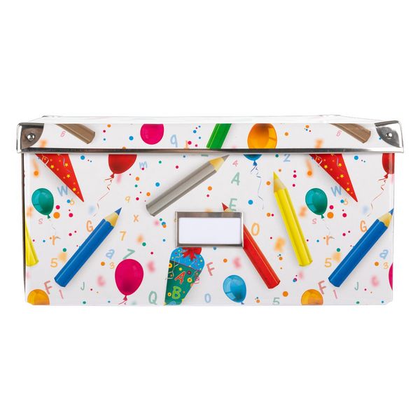 Produktbild: Idena Aufbewahrungsbox Schule faltbar 35x28x17cm