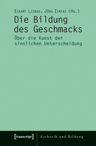 Produktbild: Die Bildung des Geschmacks