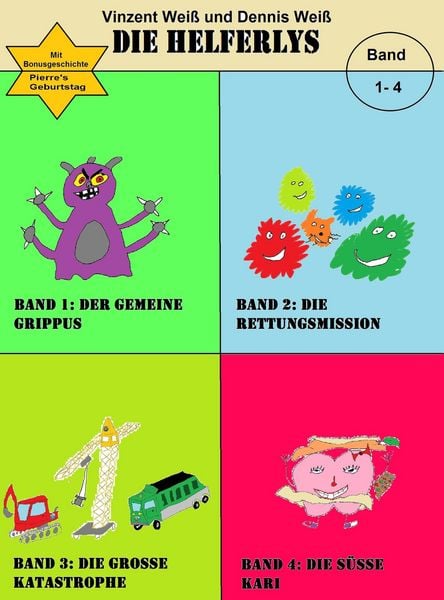 Produktbild: Die Helferlys Band 1- 4