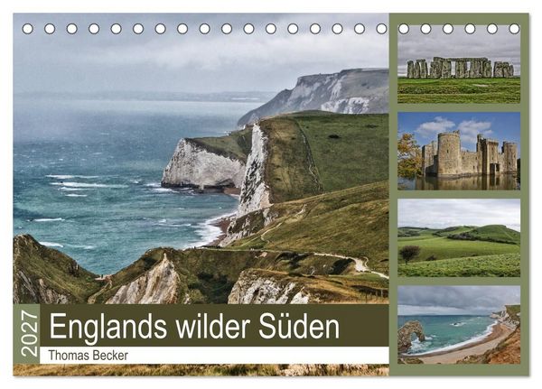 Produktbild: Englands wilder S&uuml;den (Tischkalender 2027 DIN A5 quer), CALVENDO Monatskalender