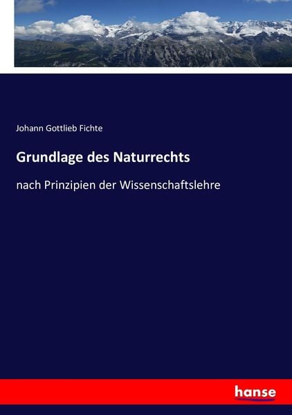 Produktbild: Grundlage des Naturrechts